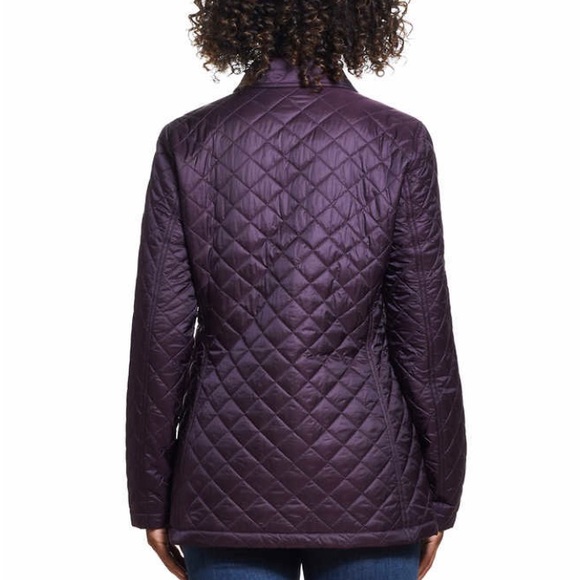 Weatherproof Vintage Ladies' Quilted Jacket, Plum - Picture 3 of 16